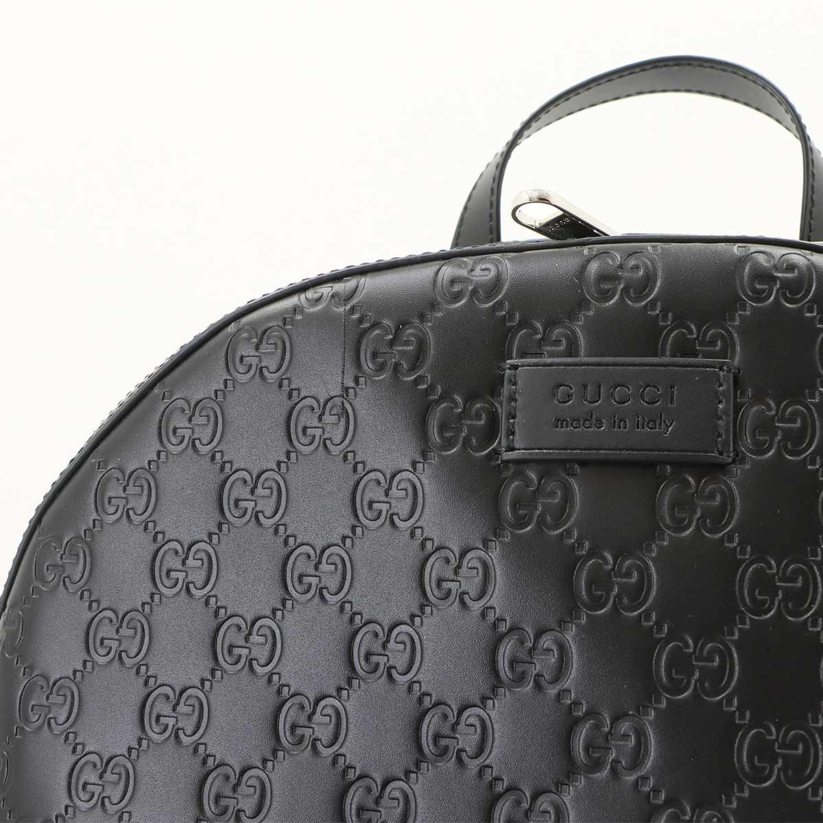 Guccissima Backpack Leather Black 779838 Purse