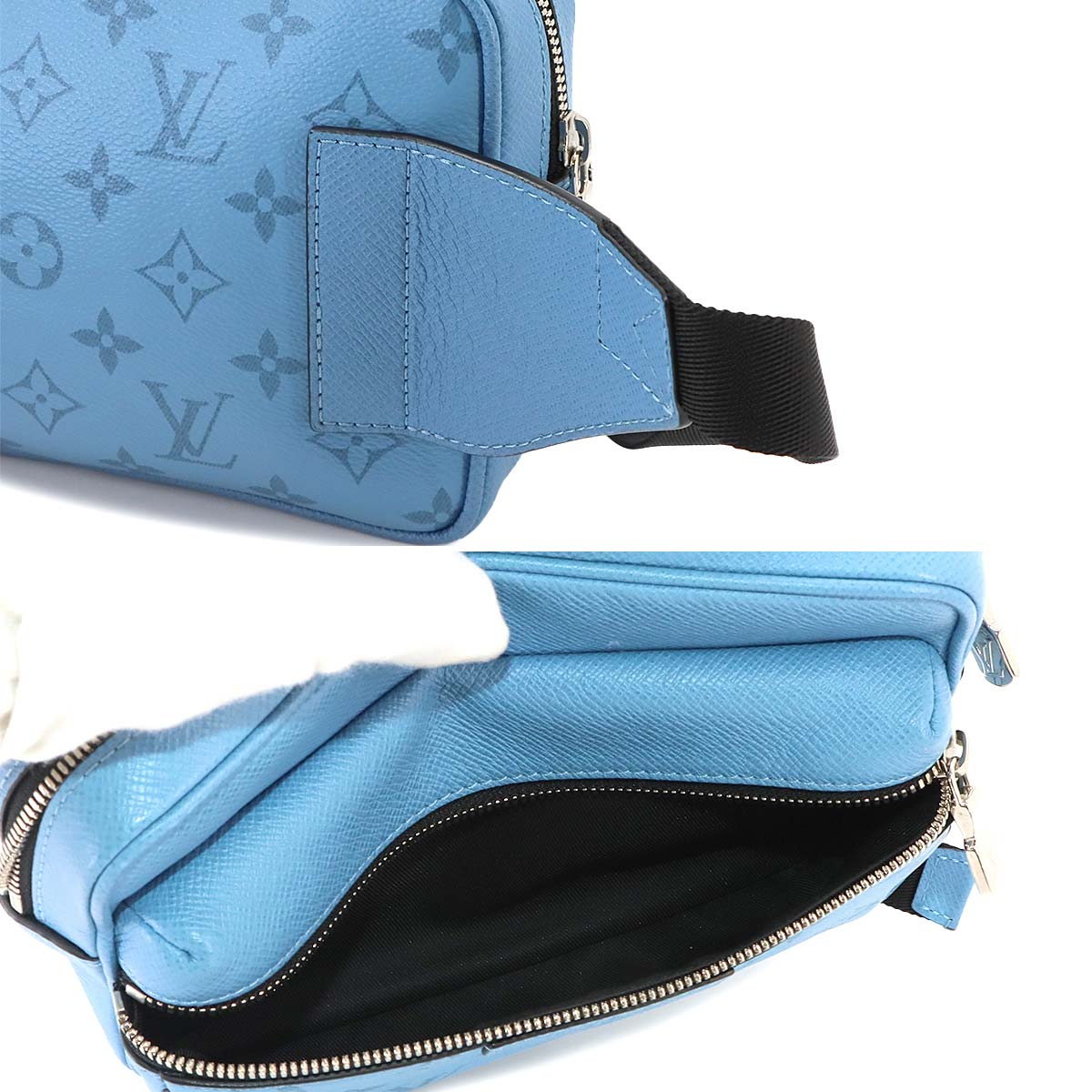 Taigarama Outdoor Bumbag Crossbody Bag Blue M30748 Purse