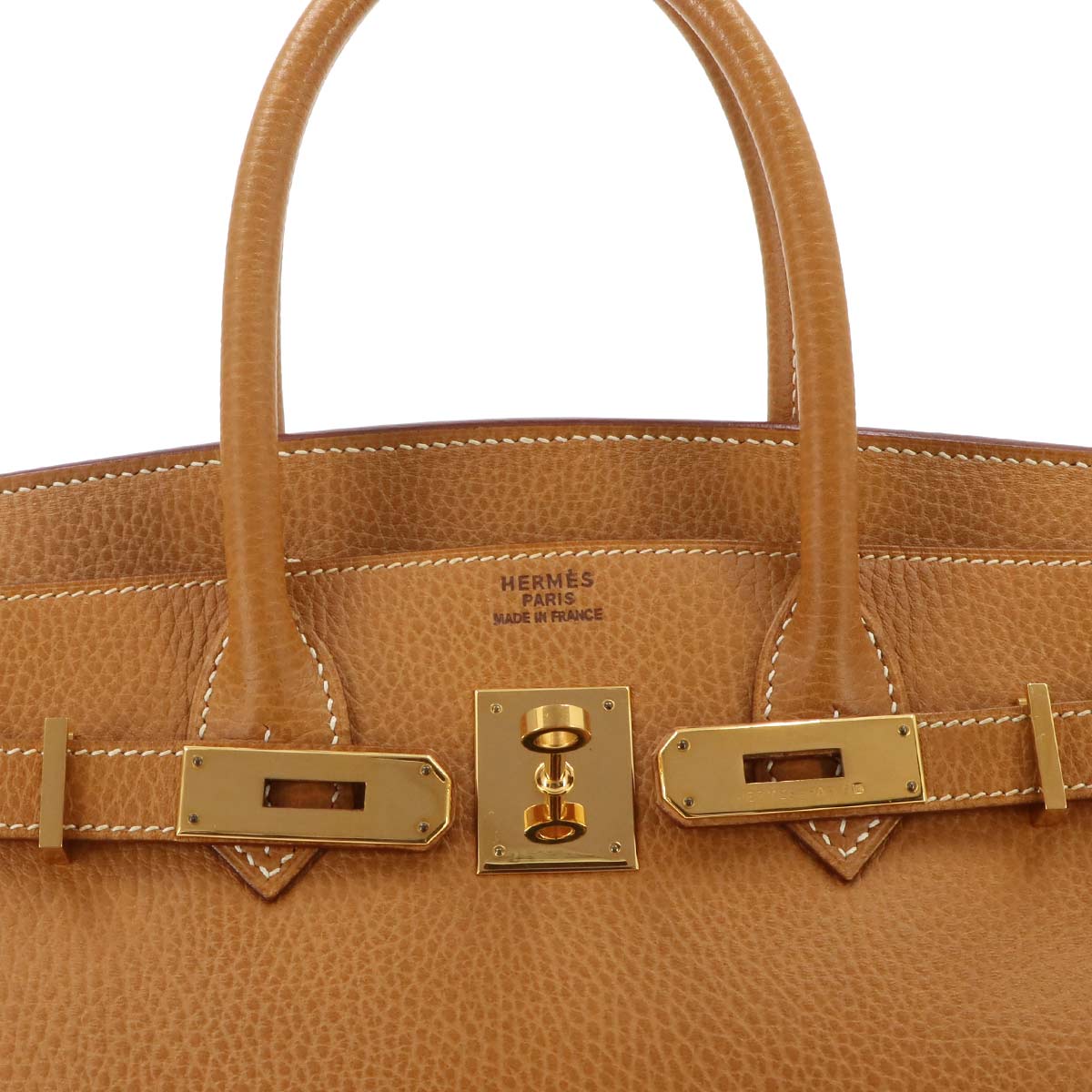 Birkin 30 Ardennes Natural Hand Bag Purse