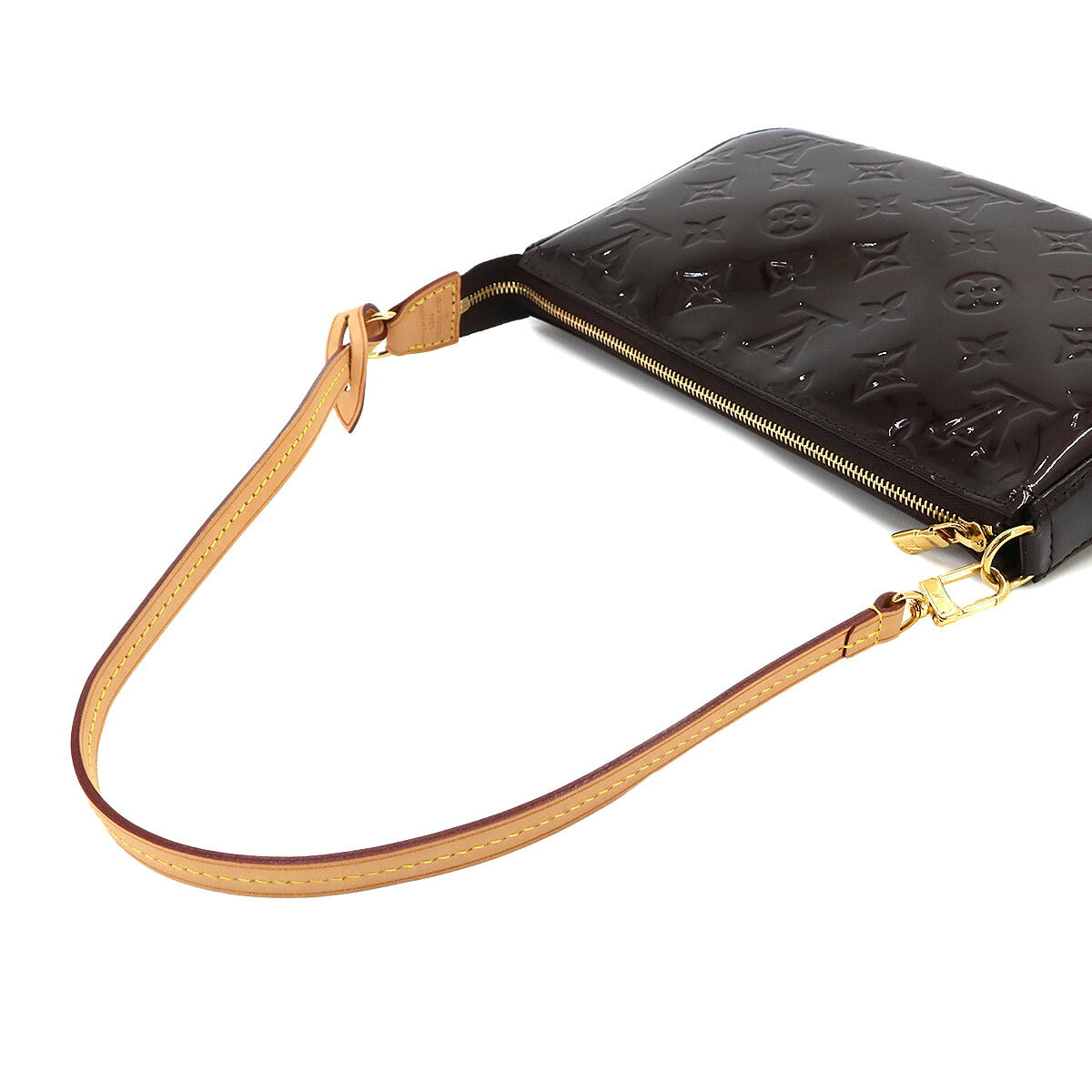 Vernis Pochette Accessoires Hand Bag Amarante M91576