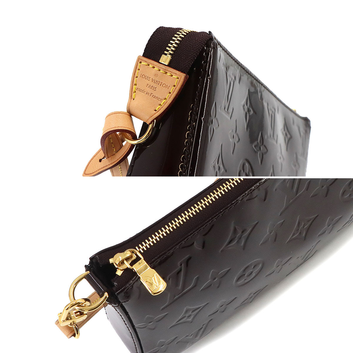 Vernis Pochette Accessoires Hand Bag Amarante M91576