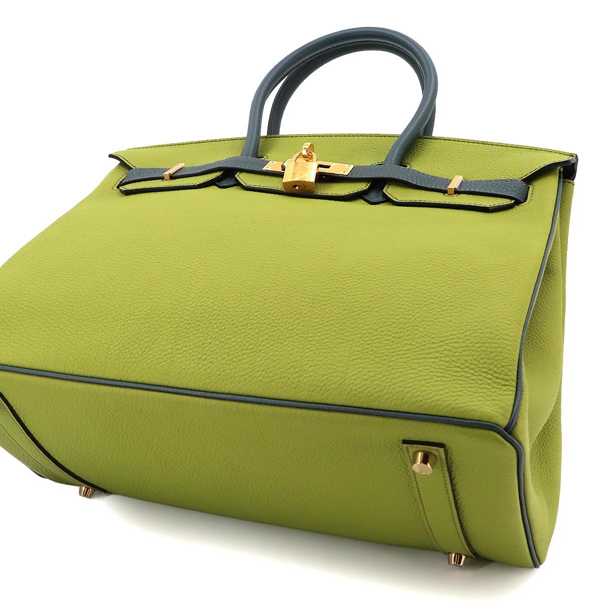 Birkin 35 Personal SPO Veau Togo Pistache Blue Orage