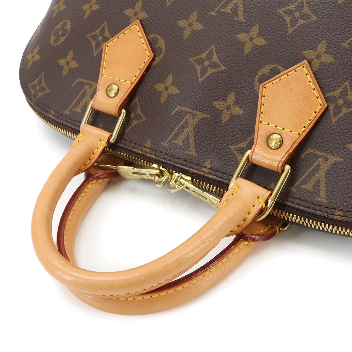 Monogram Alma Hand Bag Brown M51130 Purse