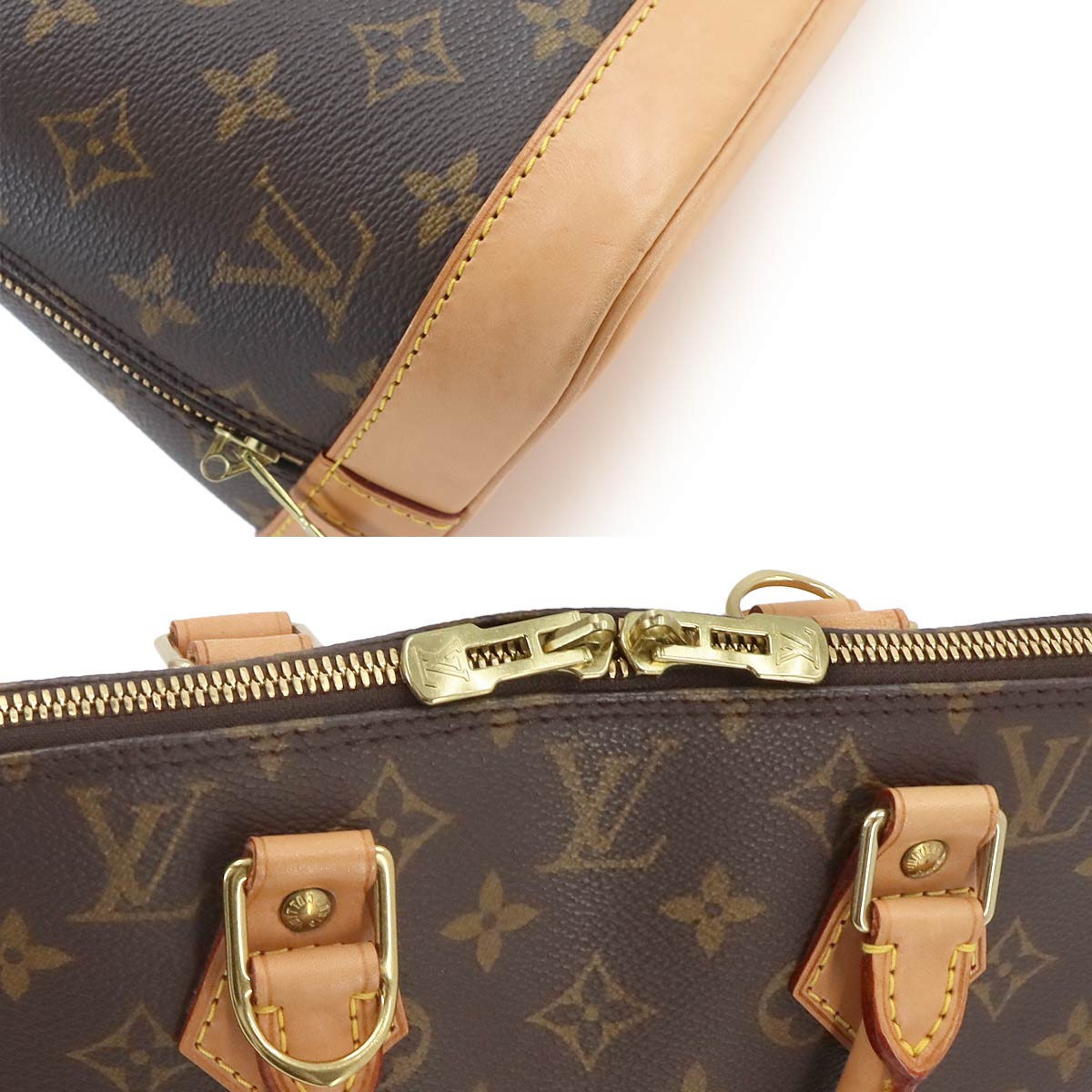Monogram Alma Hand Bag Brown M51130 Purse