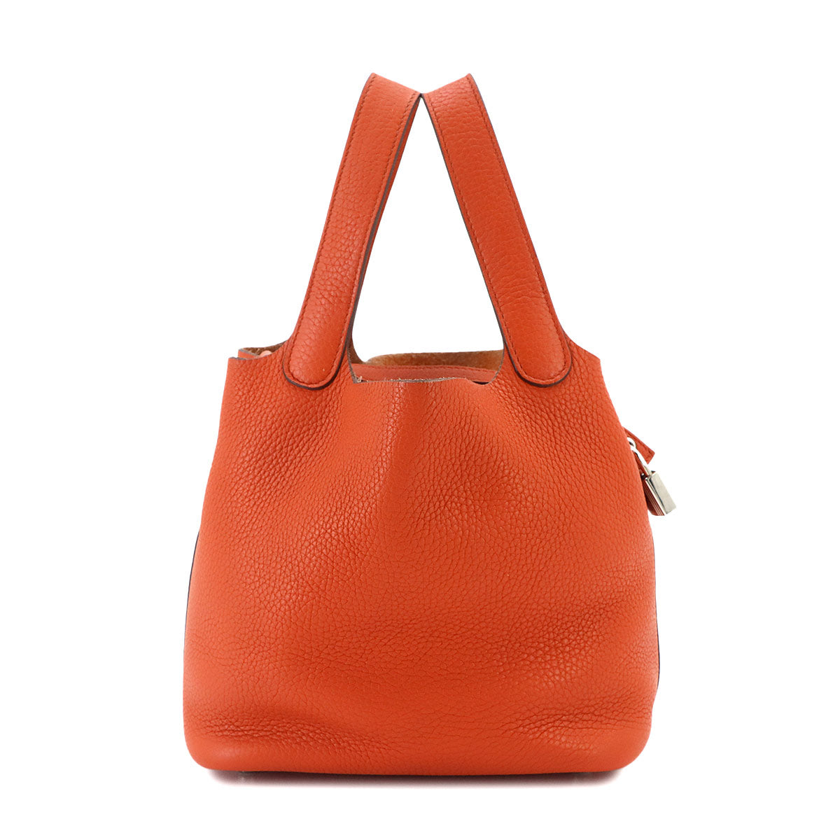 Picotin Lock PM Hand Bag Taurillon Clemence Terre Battue Purse