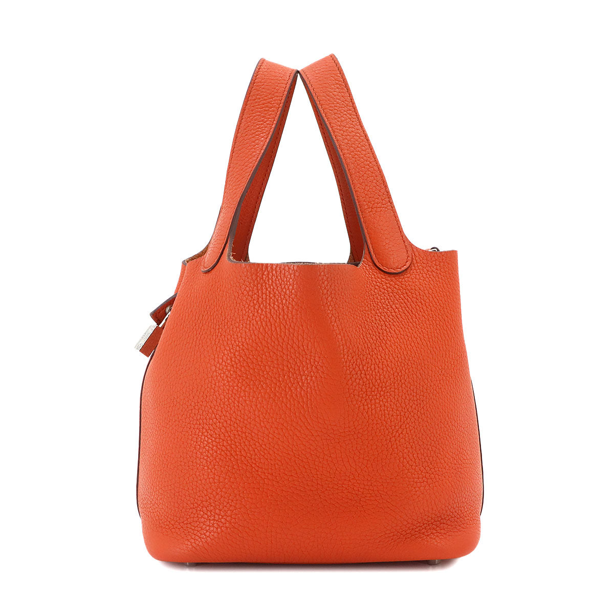 Picotin Lock PM Hand Bag Taurillon Clemence Terre Battue Purse