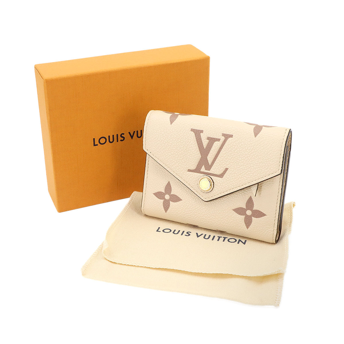 Bicolor Monogram Empreinte Victorine Wallet M80086