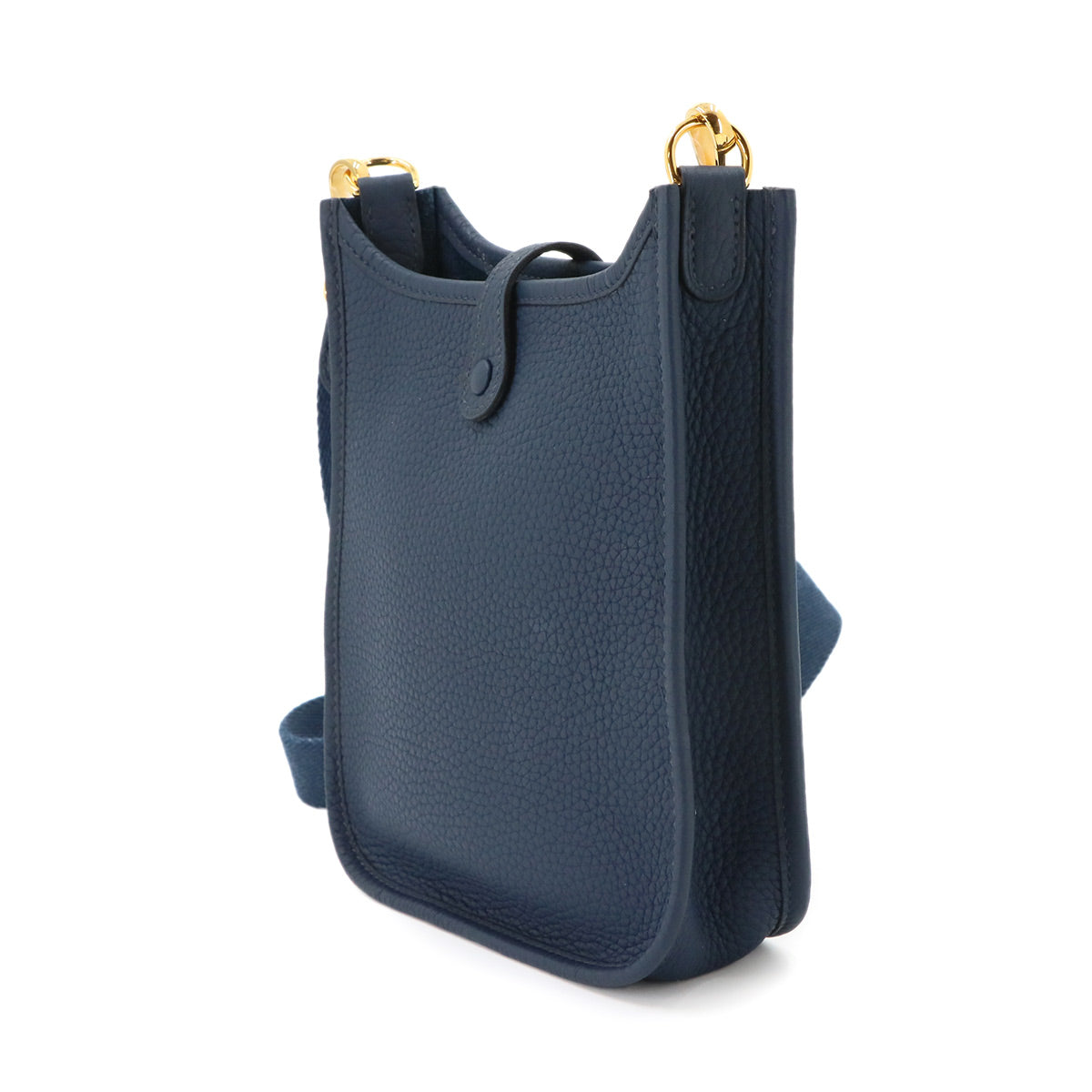 Evelyne Amazone TPM Shoulder Bag Taurillon Clemence Blue nuit