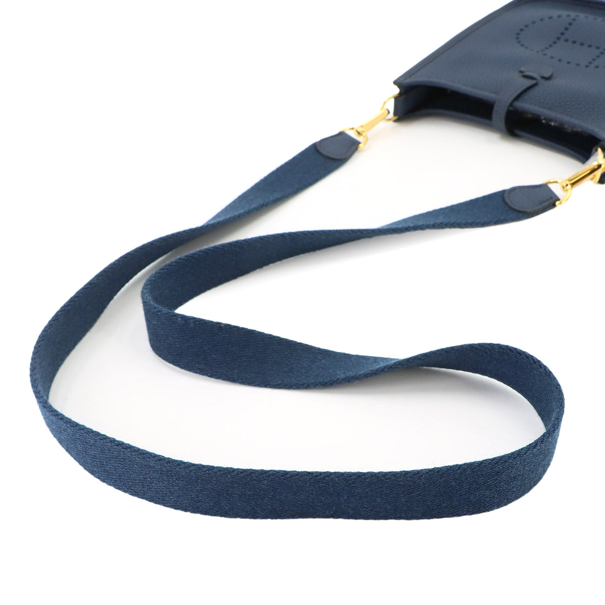 Evelyne Amazone TPM Shoulder Bag Taurillon Clemence Blue nuit