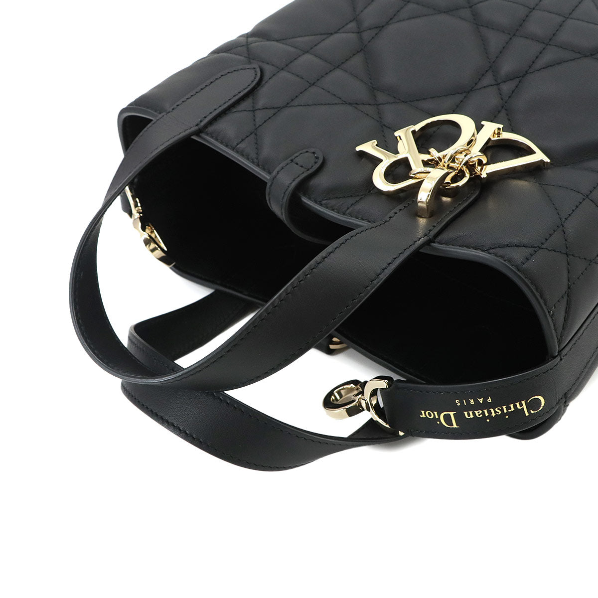 Small Toujours Vertical Tote Shoulder Bag Black