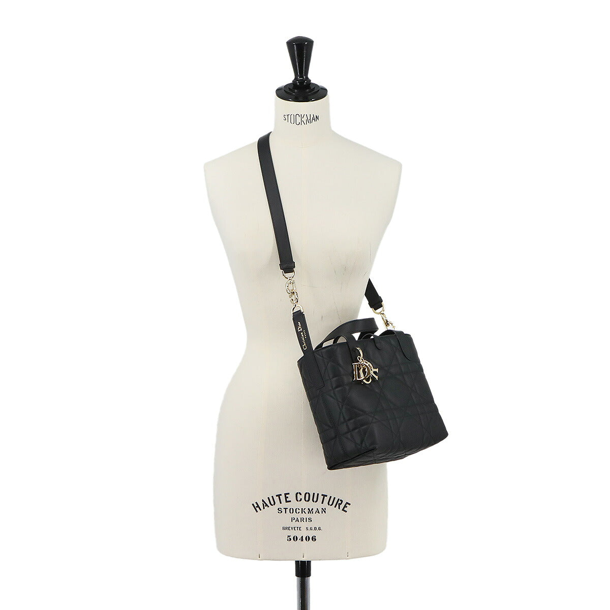 Small Toujours Vertical Tote Shoulder Bag Black