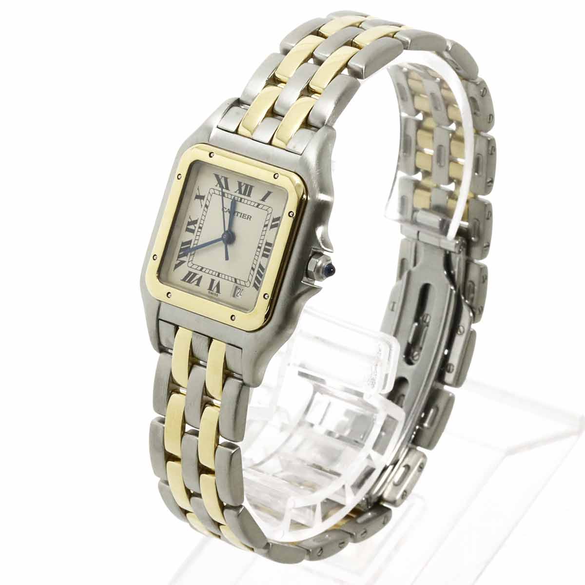 Panthere MM 2Row 83083242 YG Quartz Date Cream Dial Boys Watch