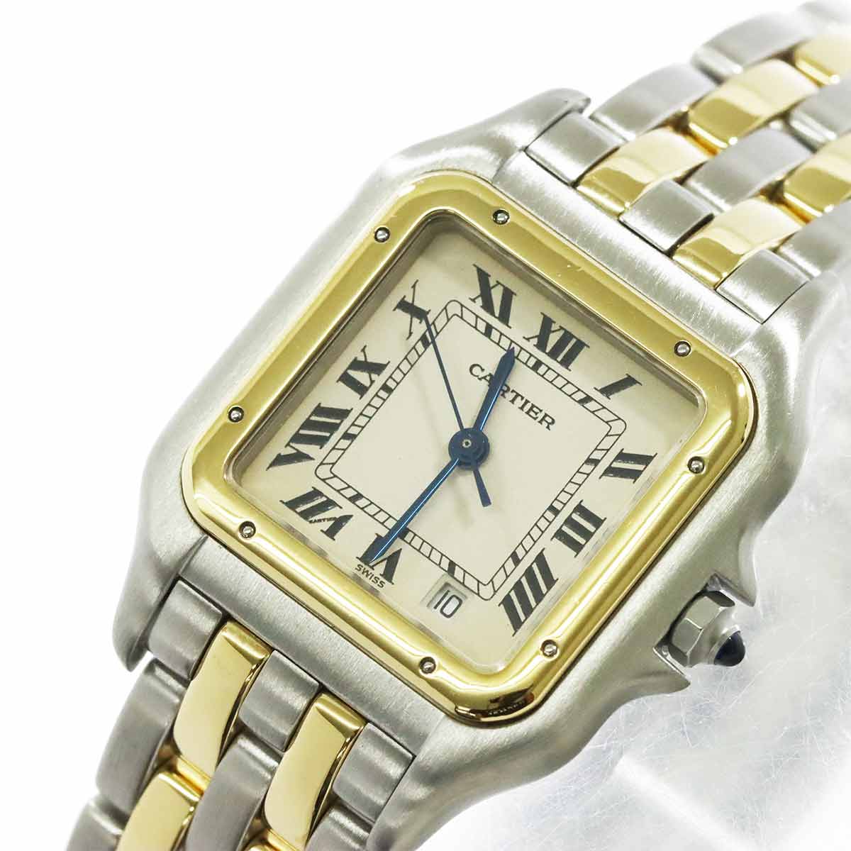 Panthere MM 2Row 83083242 YG Quartz Date Cream Dial Boys Watch