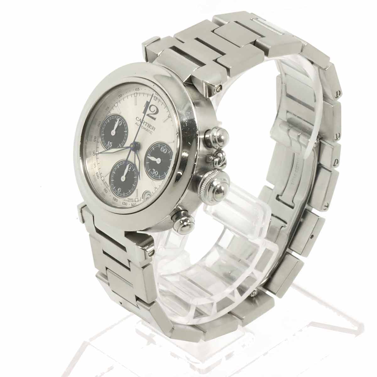 Pasha C Chronograph W31048M7 Automatic Silver Dial Boys Watch