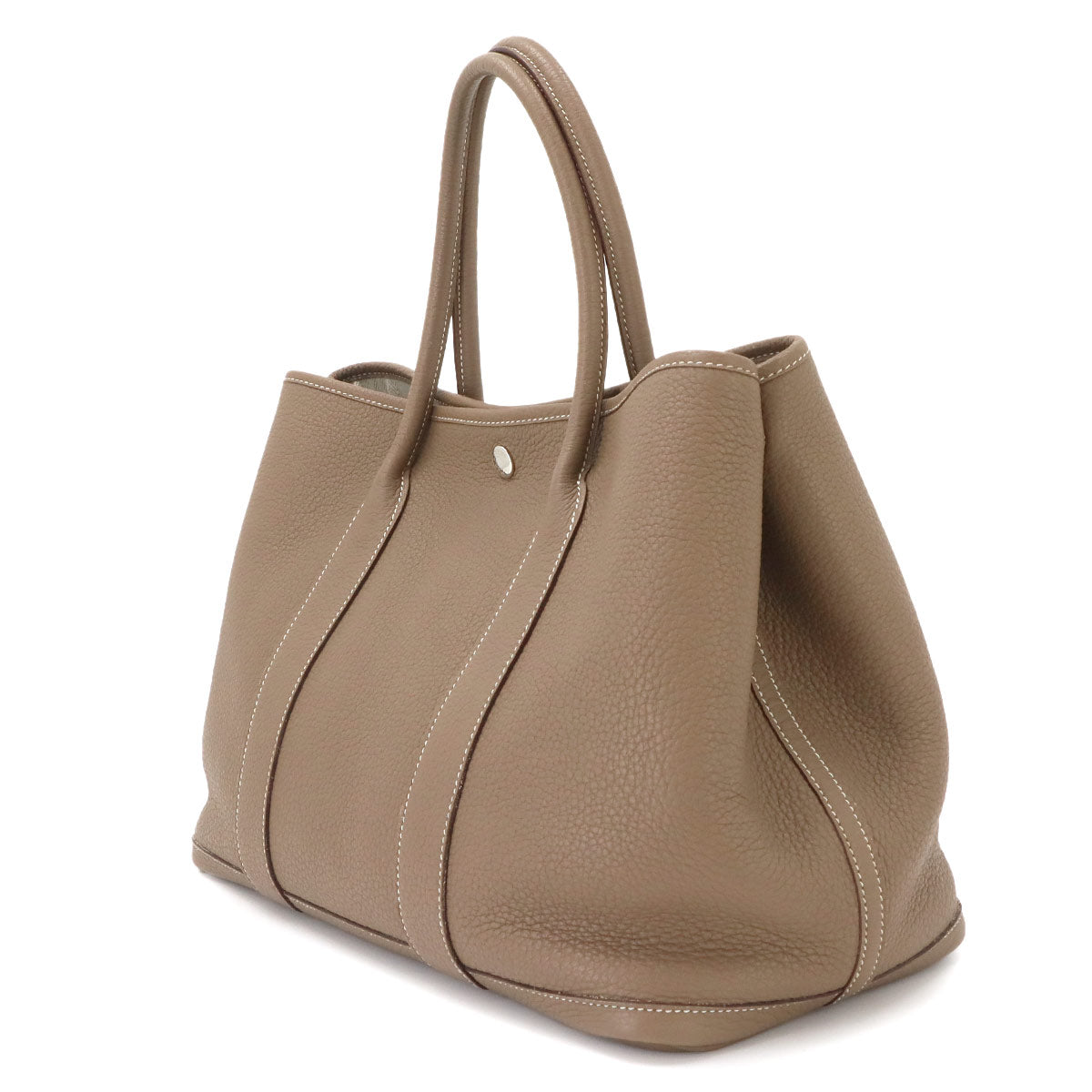 Garden Party PM Tote Bag Negonda Leather Etoupe Purse