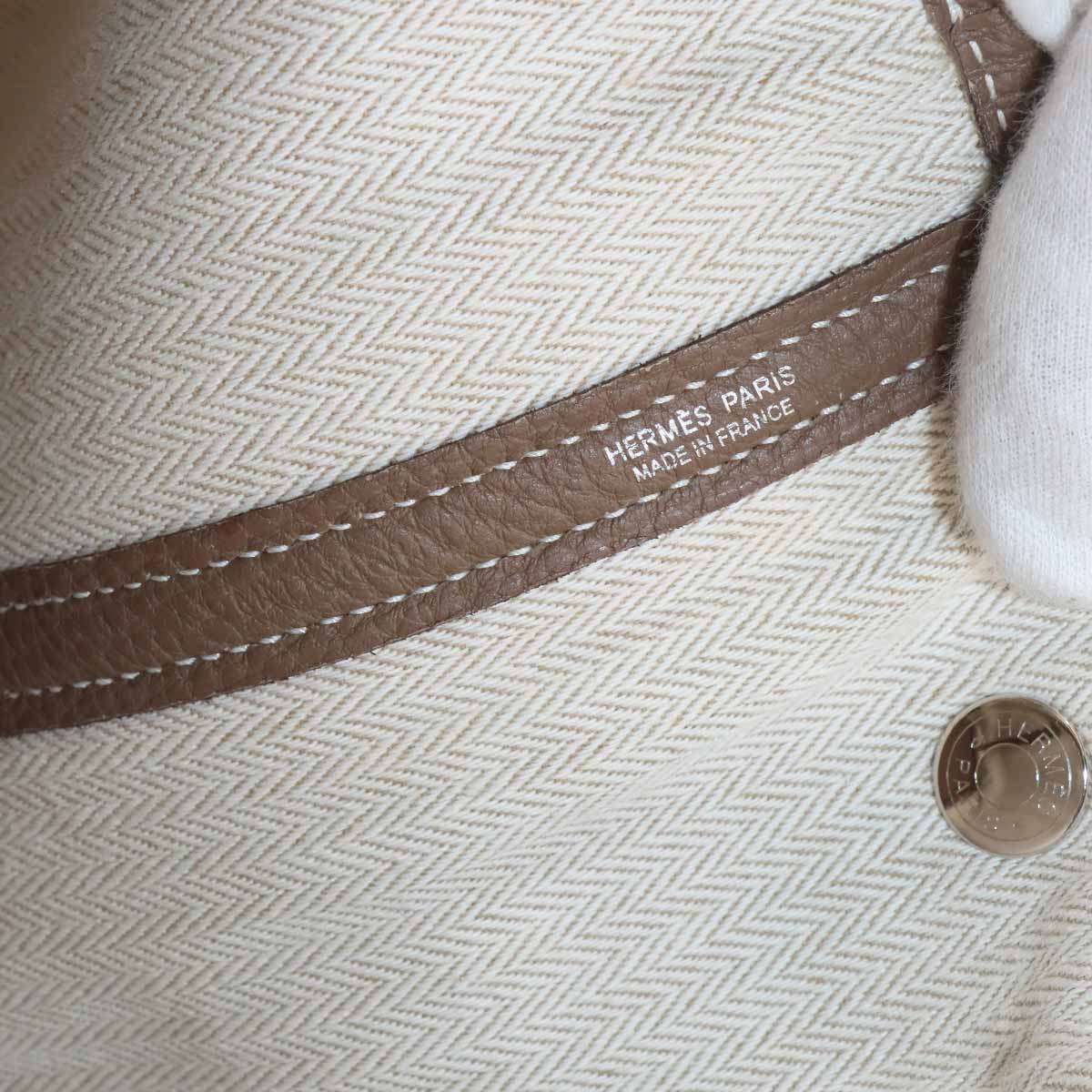 Garden Party PM Tote Bag Negonda Leather Etoupe Purse