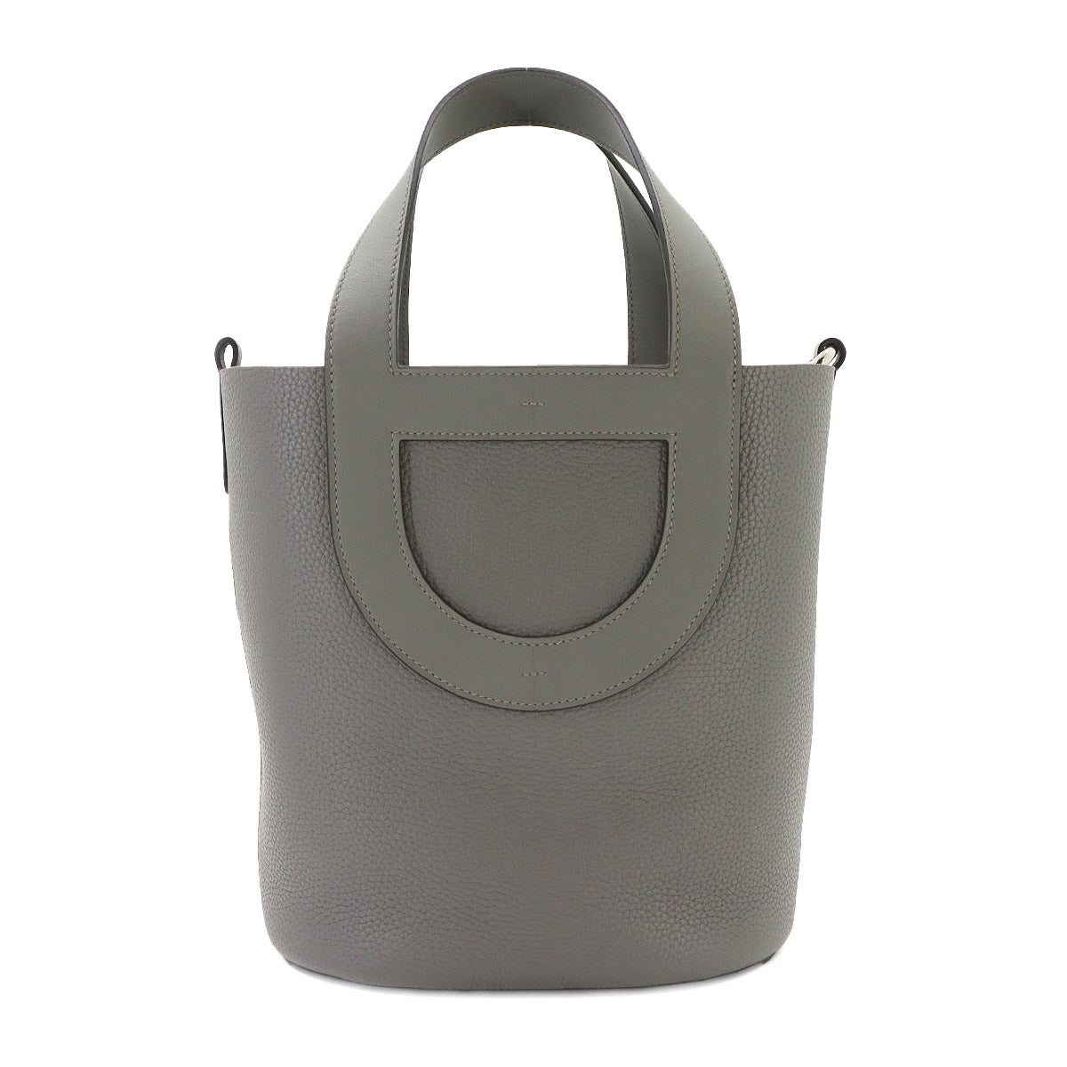 In the Loop 23 Hand Bag Taurillon Clemence Swift Gris Meyer