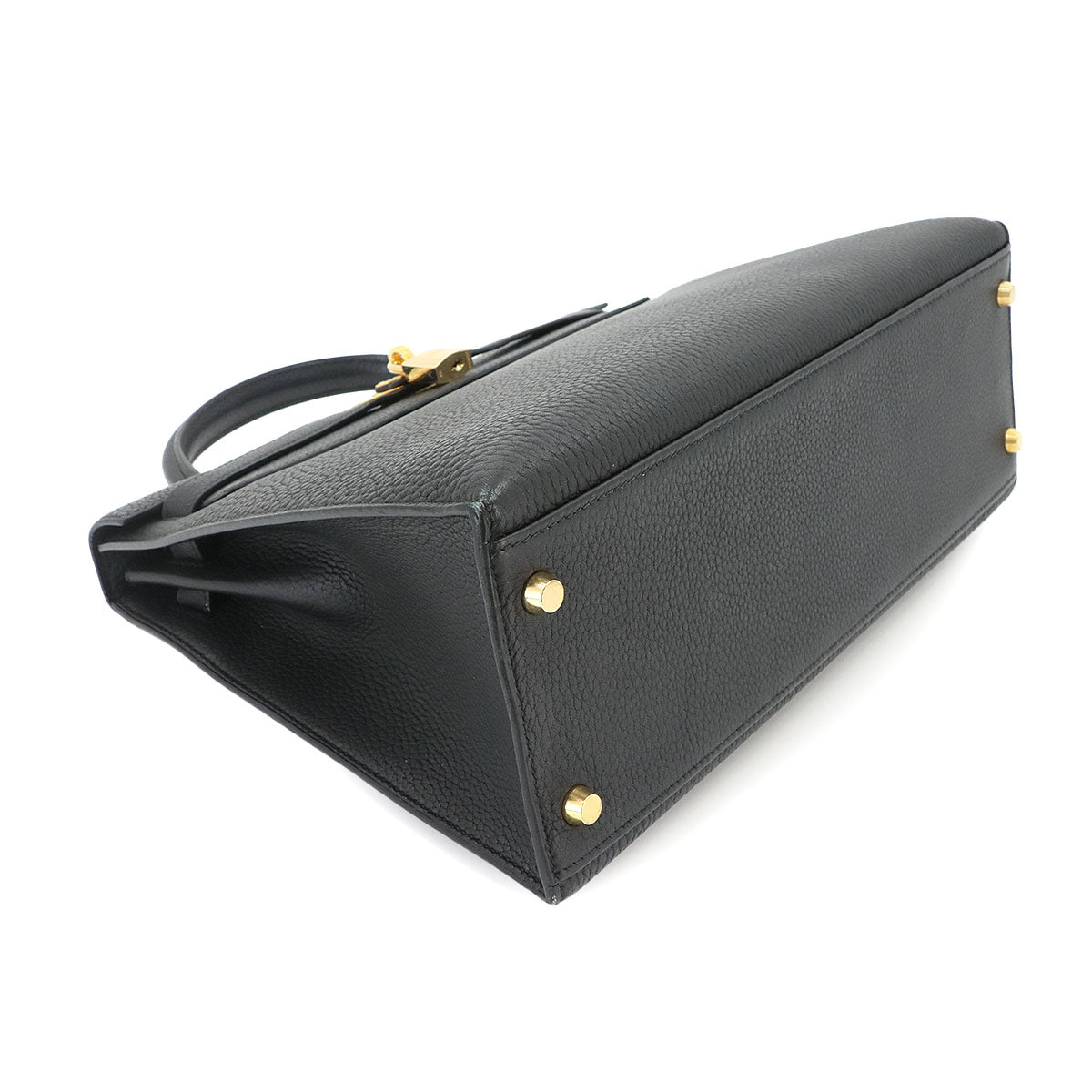 Kelly 32 Togo Black Hand Shoulder Bag Purse