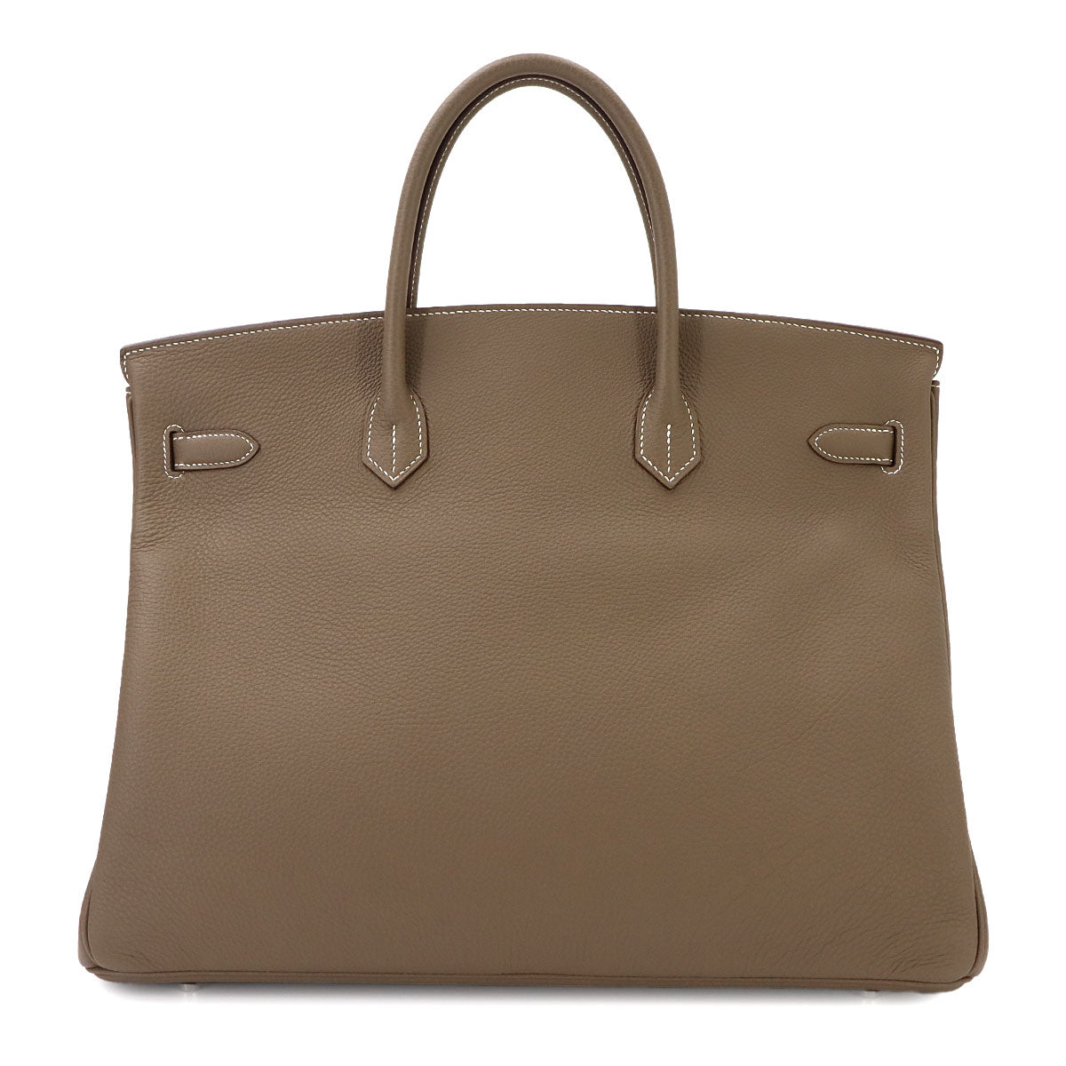 Birkin 40 Togo Etoupe Hand Bag Beige Leather Purse