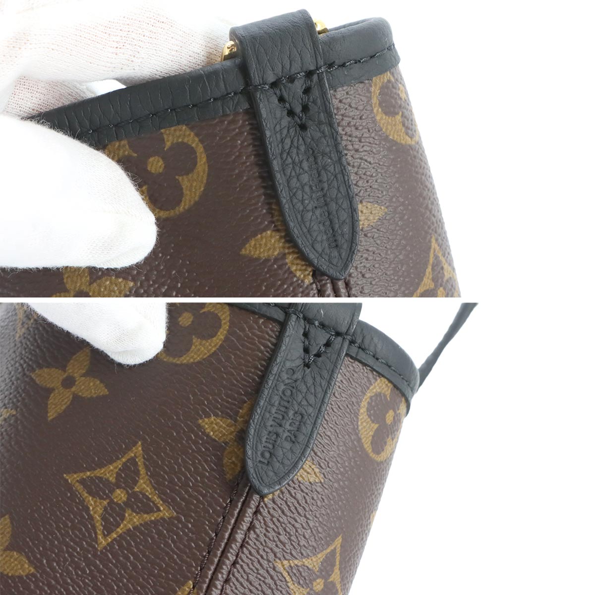 Neverfull Inside Out BB Hand Shoulder Bag Noir M28347