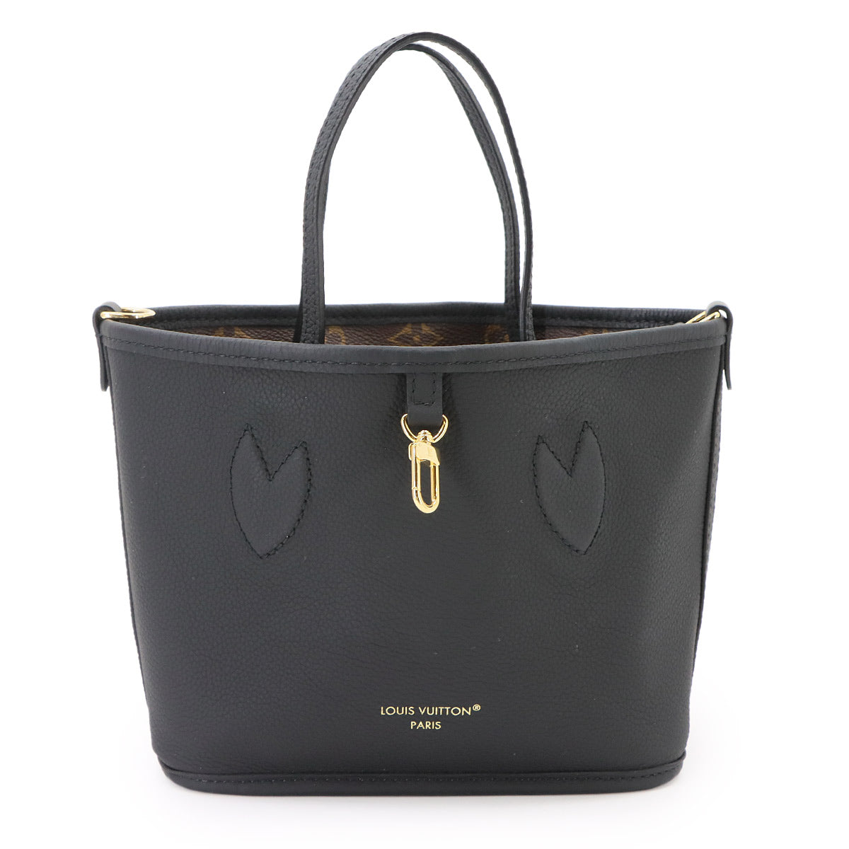 Neverfull Inside Out BB Hand Shoulder Bag Noir M28347