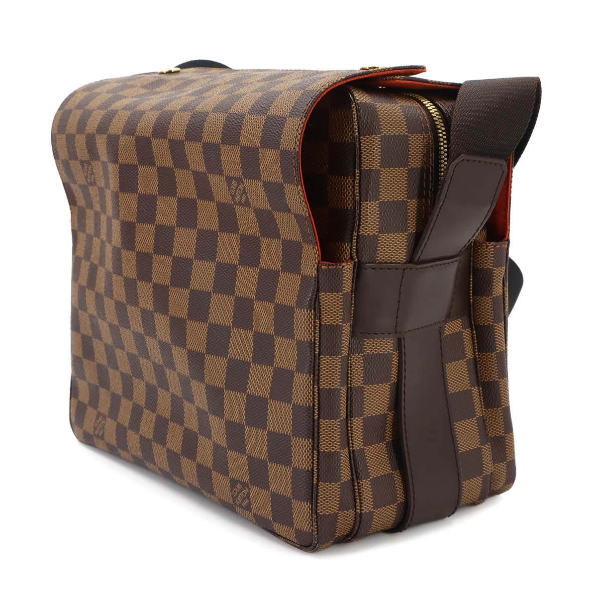 Damier Naviglio Shoulder Bag Ebene N45255 Unisex Purse
