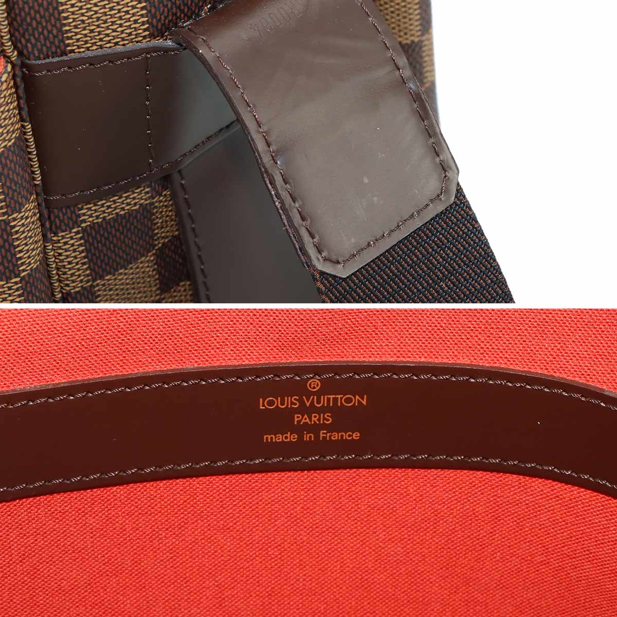 Damier Naviglio Shoulder Bag Ebene N45255 Unisex Purse