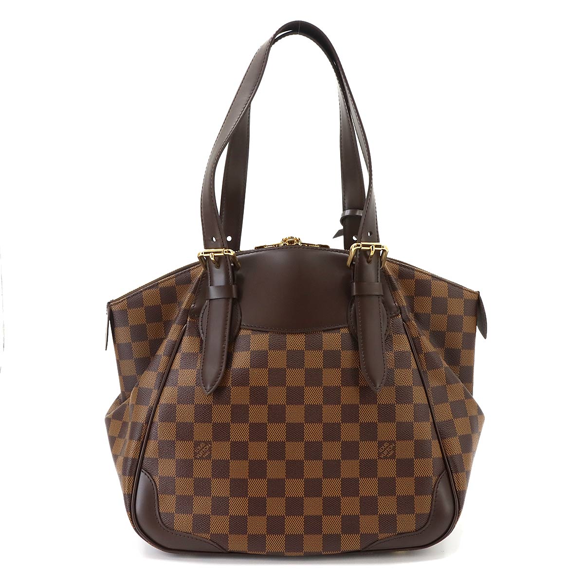 Damier Verona MM Tote Bag Ebene N41118 Purse