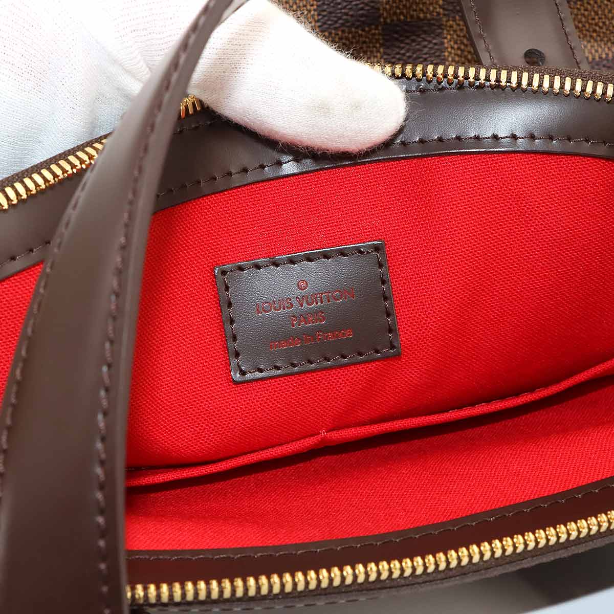 Damier Verona MM Tote Bag Ebene N41118 Purse