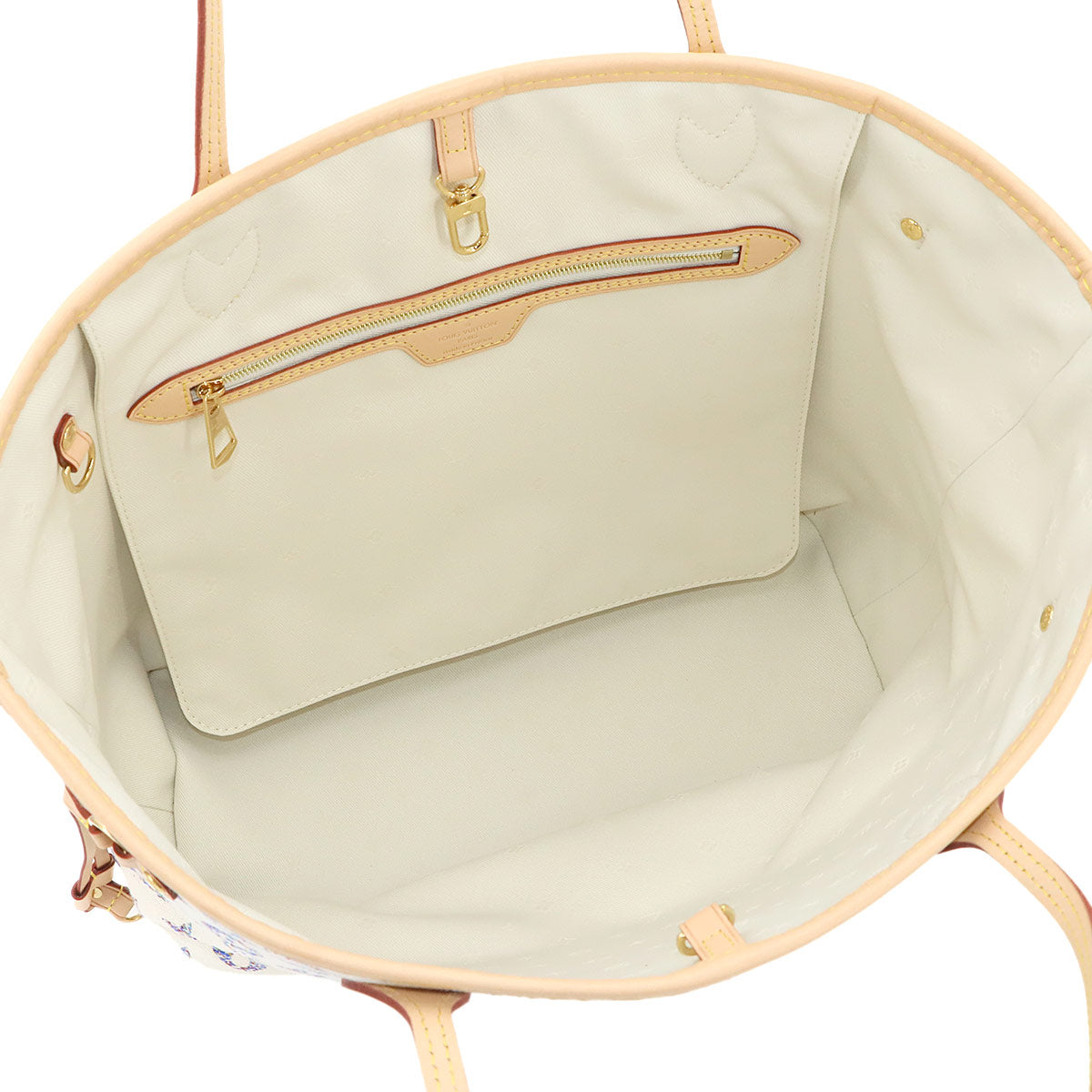 Neverfull MM Tote Bag Monogram Jacquard White M24905