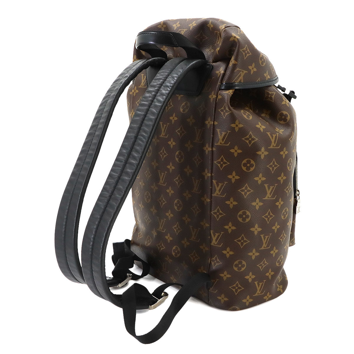 Monogram Macassar Zack Back Pack Brown Noir M43422 Purse