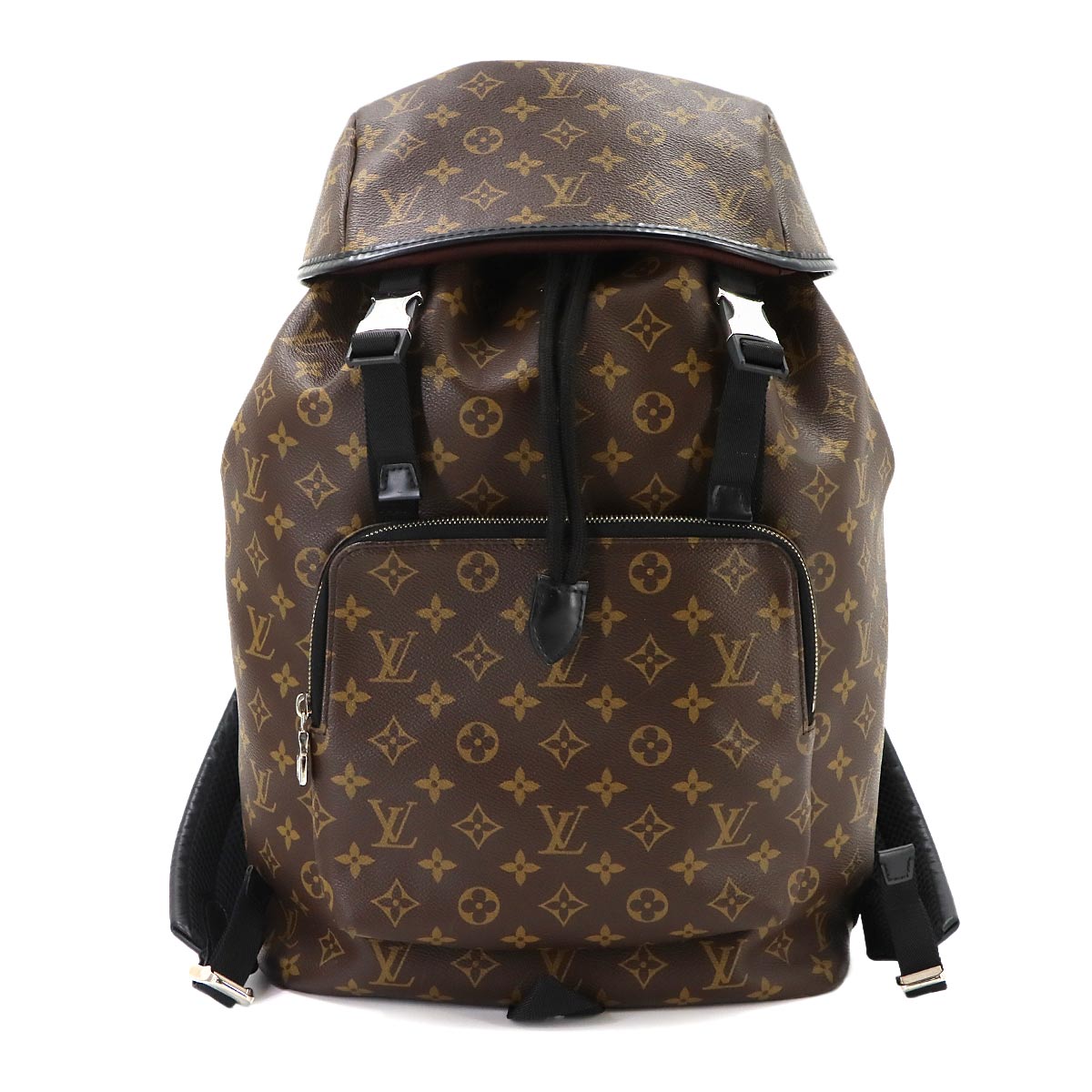 Monogram Macassar Zack Back Pack Brown Noir M43422 Purse