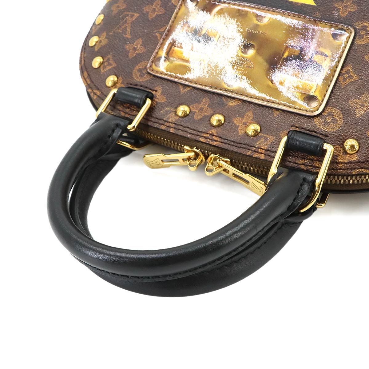 Monogram Alma BB Time Trunk 2way Bag Leather Brown M52743