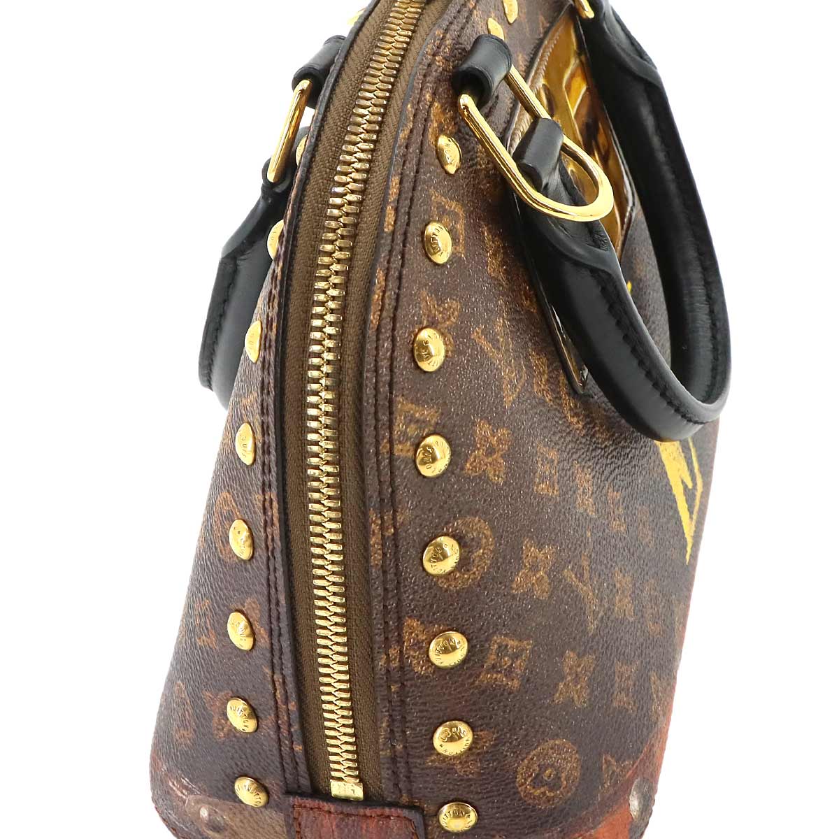 Monogram Alma BB Time Trunk 2way Bag Leather Brown M52743