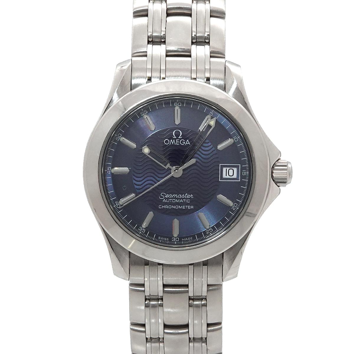 Seamaster 120m 2501 81 Automatic Date Navy Dial Mens Watch