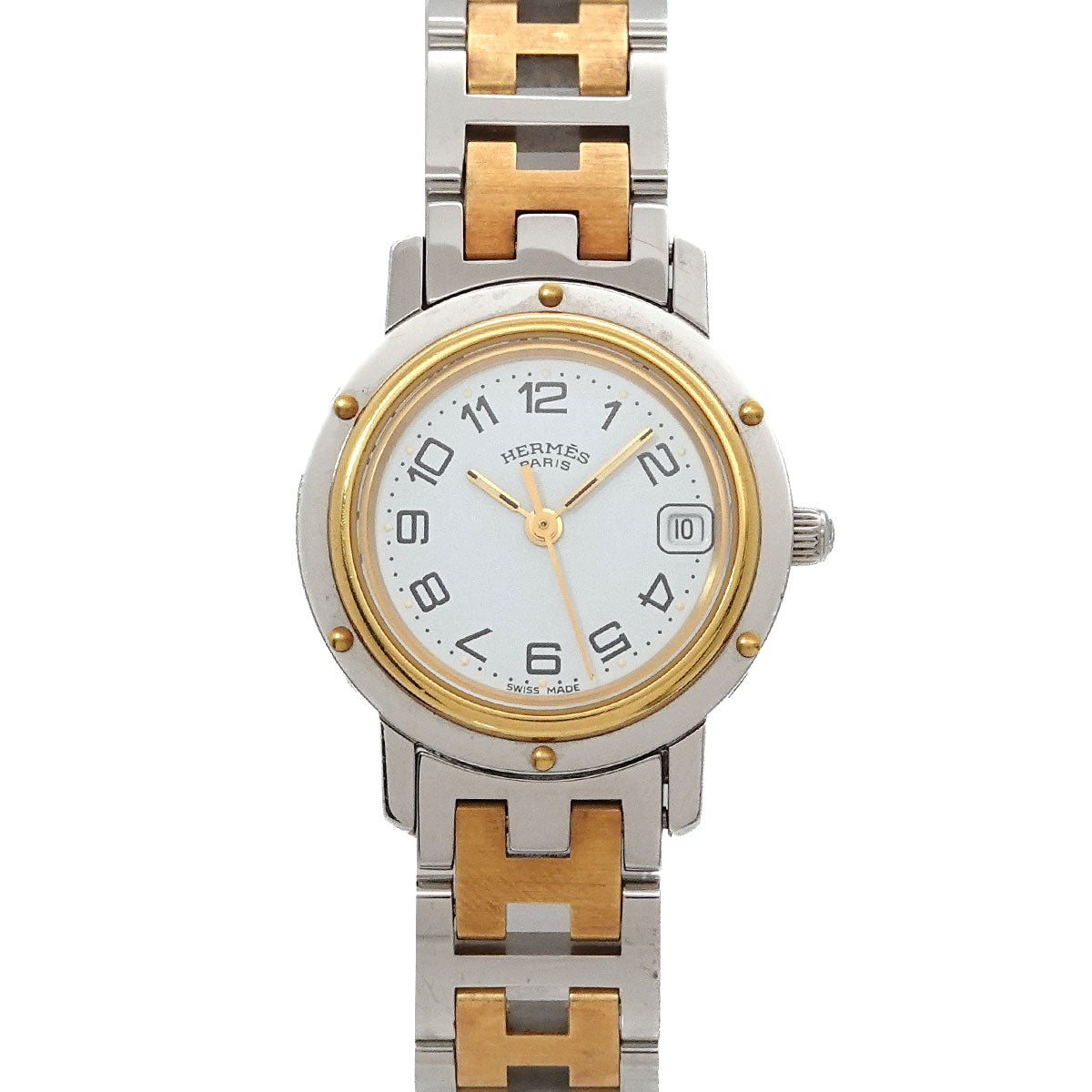 Clipper CL4 220 Quartz Date White Dial Ladies Watch
