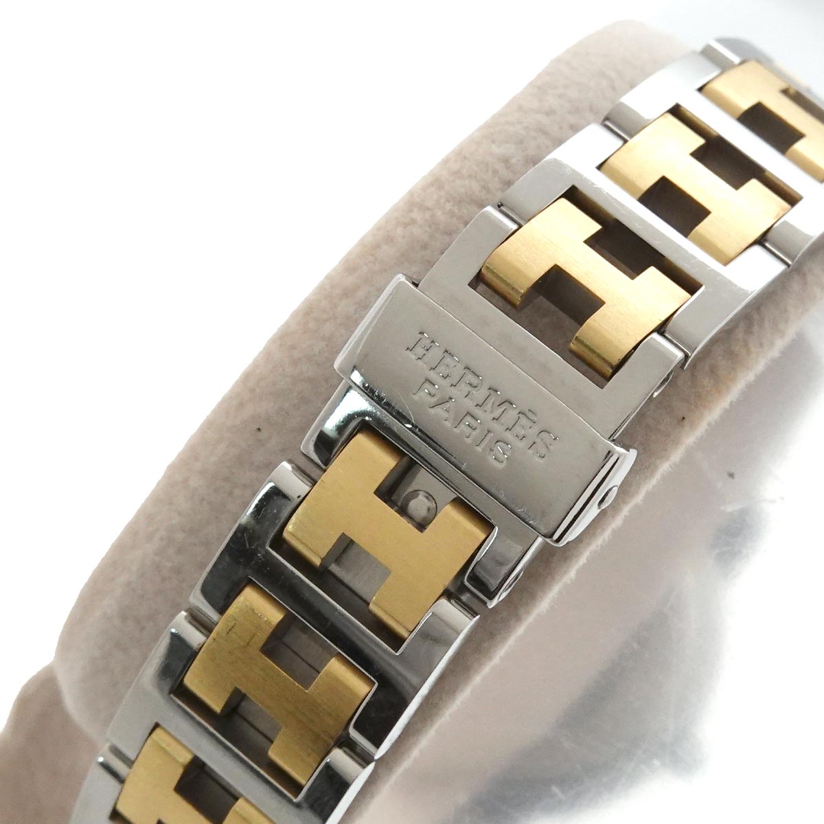 Clipper Two Tone CL4 220 Quartz Date cream Dial Ladies Watch