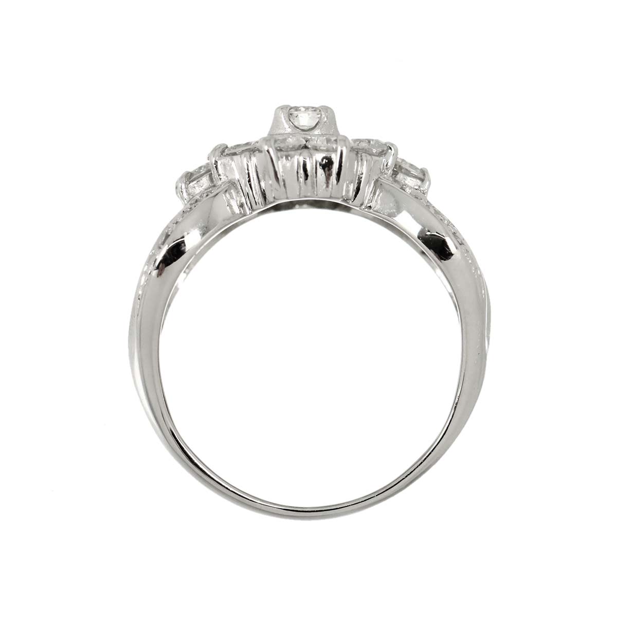 Diamond 1.00ct Ring Pt Platinum size6(US)