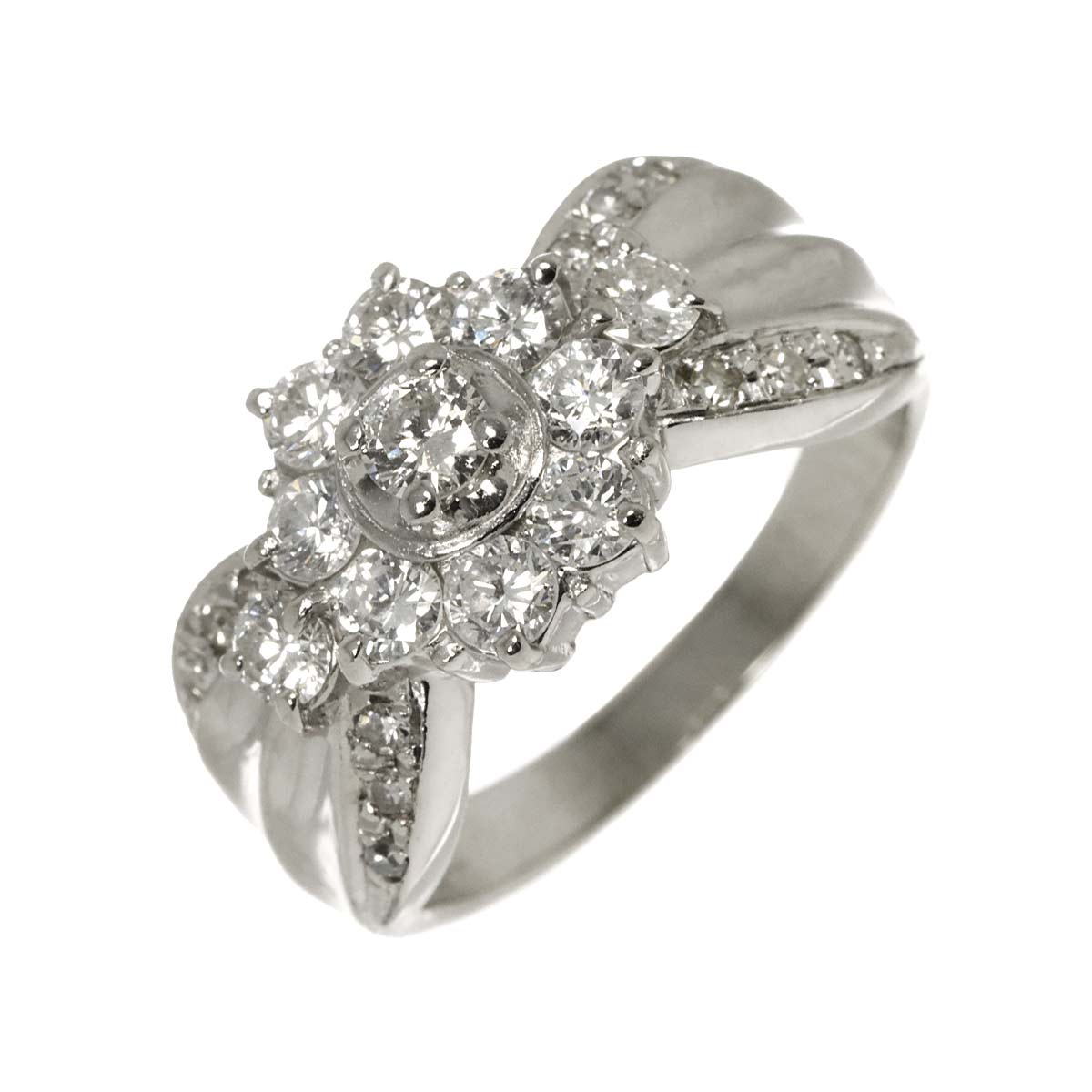 Diamond 1.00ct Ring Pt Platinum size6(US)