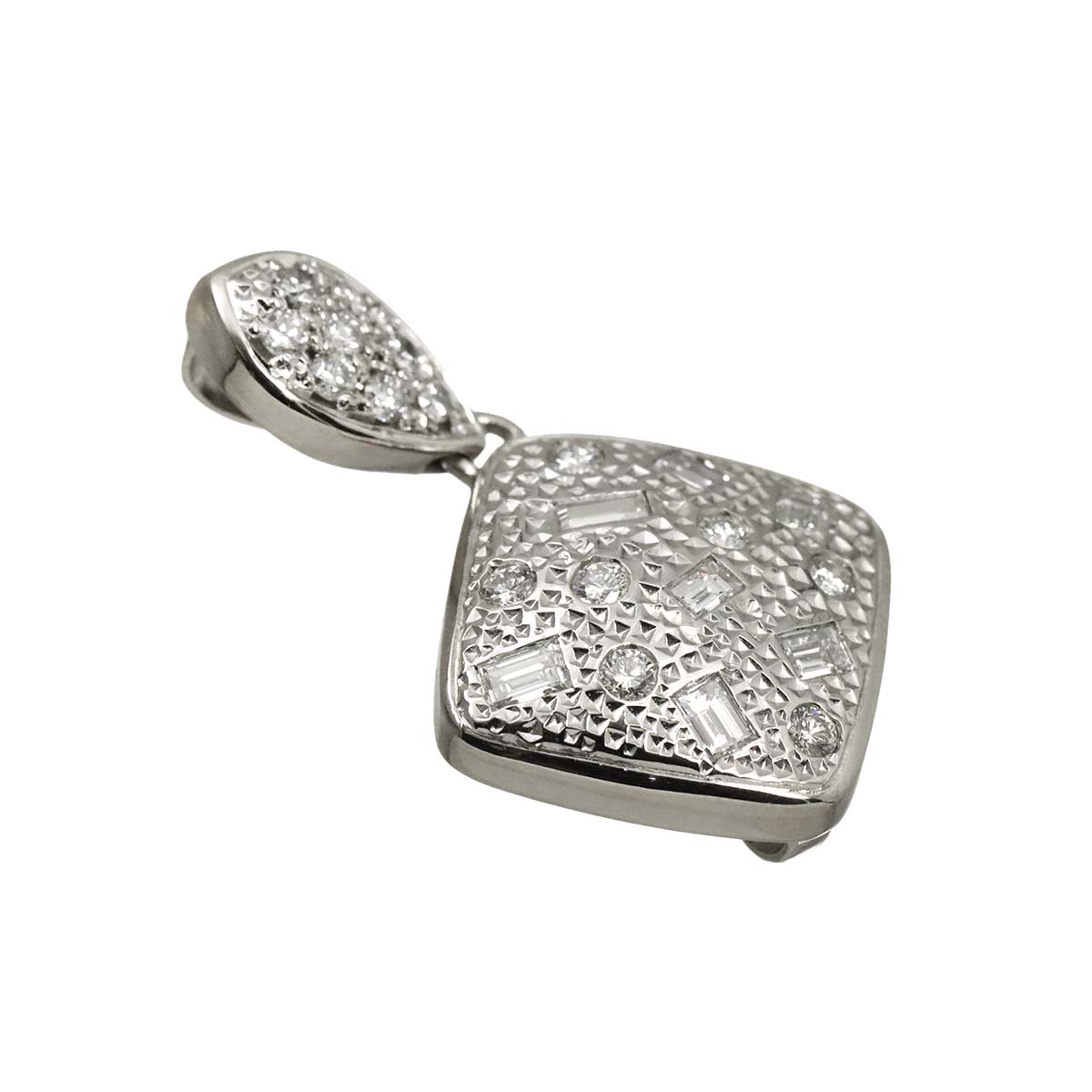 Diamond 1.25ct Pendant Top Pt Platinum