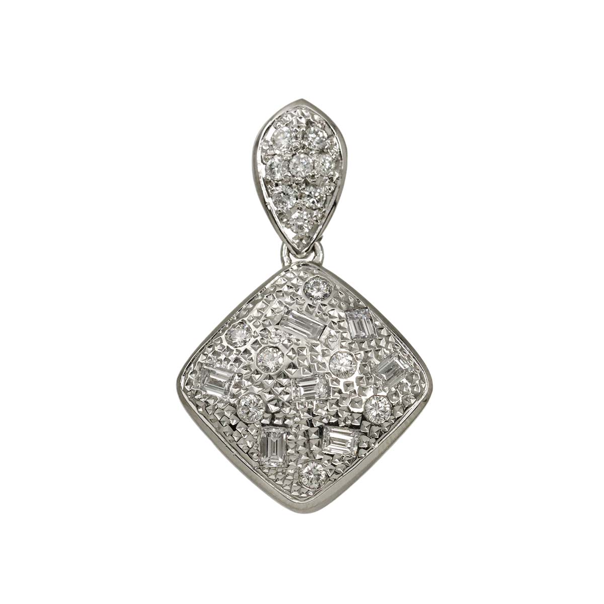 Diamond 1.25ct Pendant Top Pt Platinum