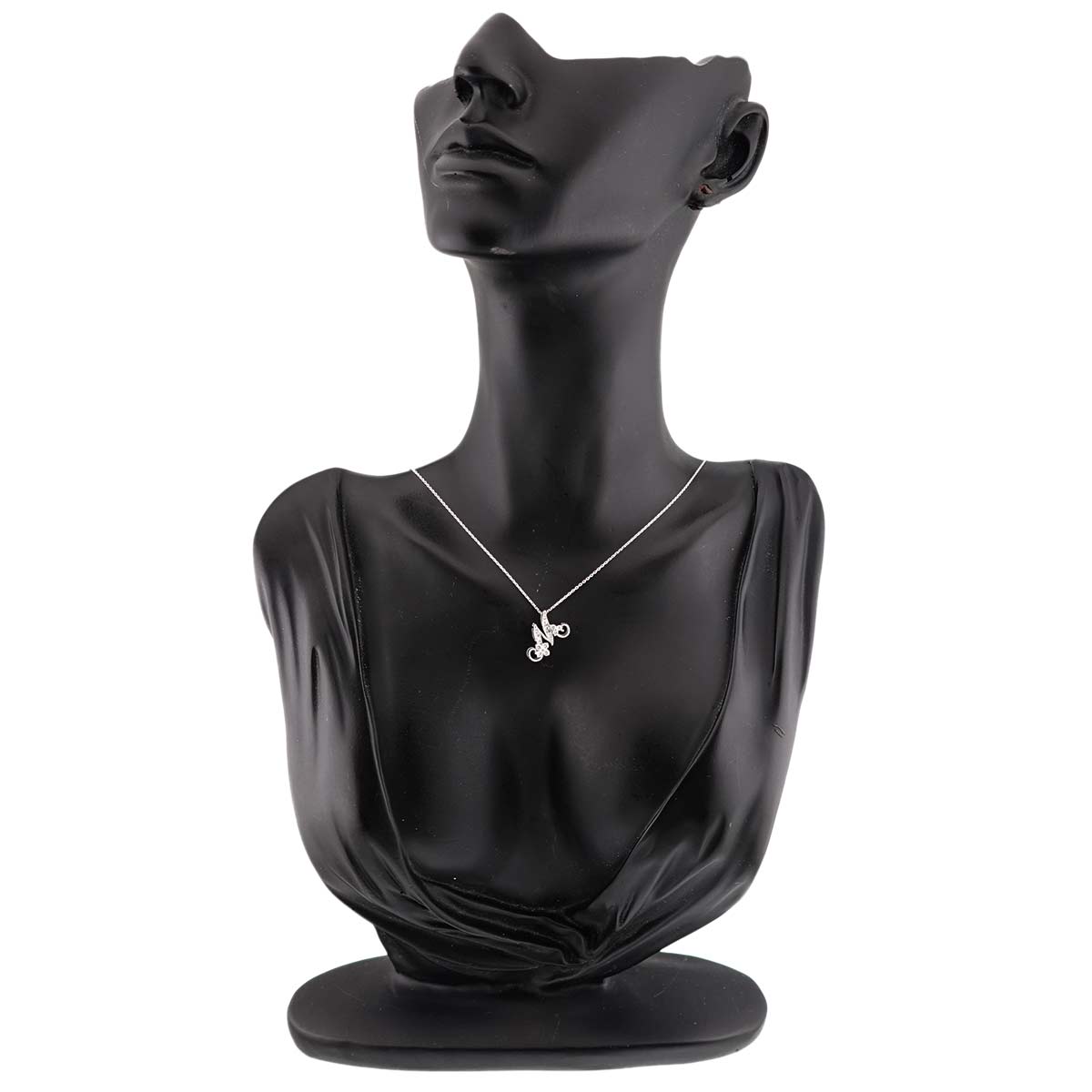 Diamond 0.18ct Necklace 18K WG White Gold 750