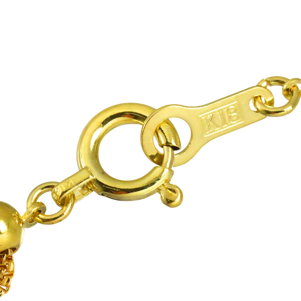 South Sea pearl 10.5mm Necklace 18K K18 YG Yellow Gold 750
