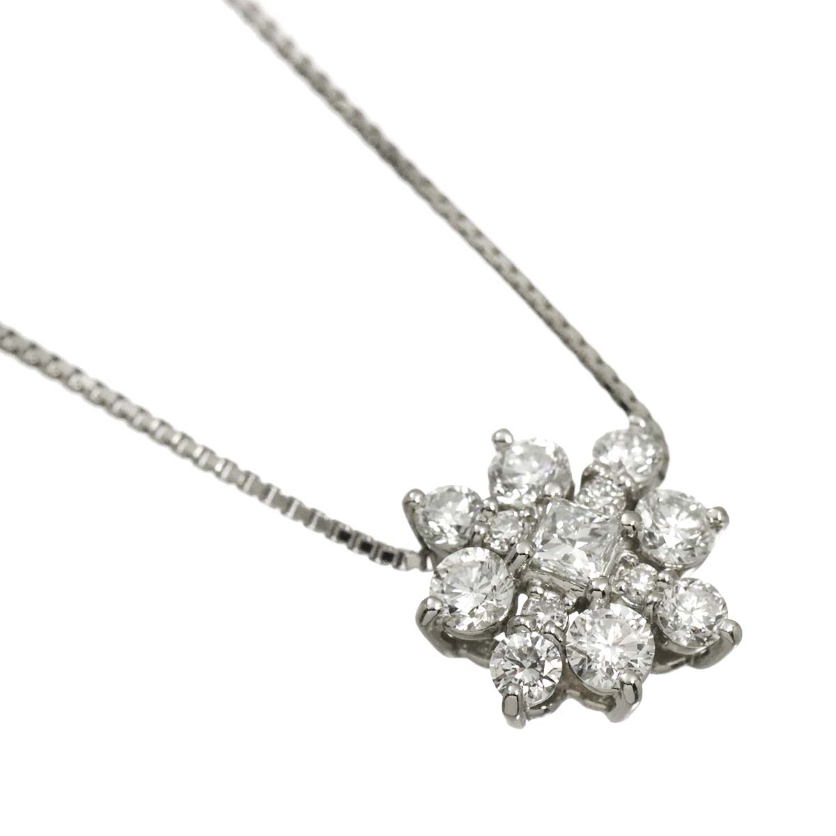 Diamond 0.50ct Necklace Pt Platinum