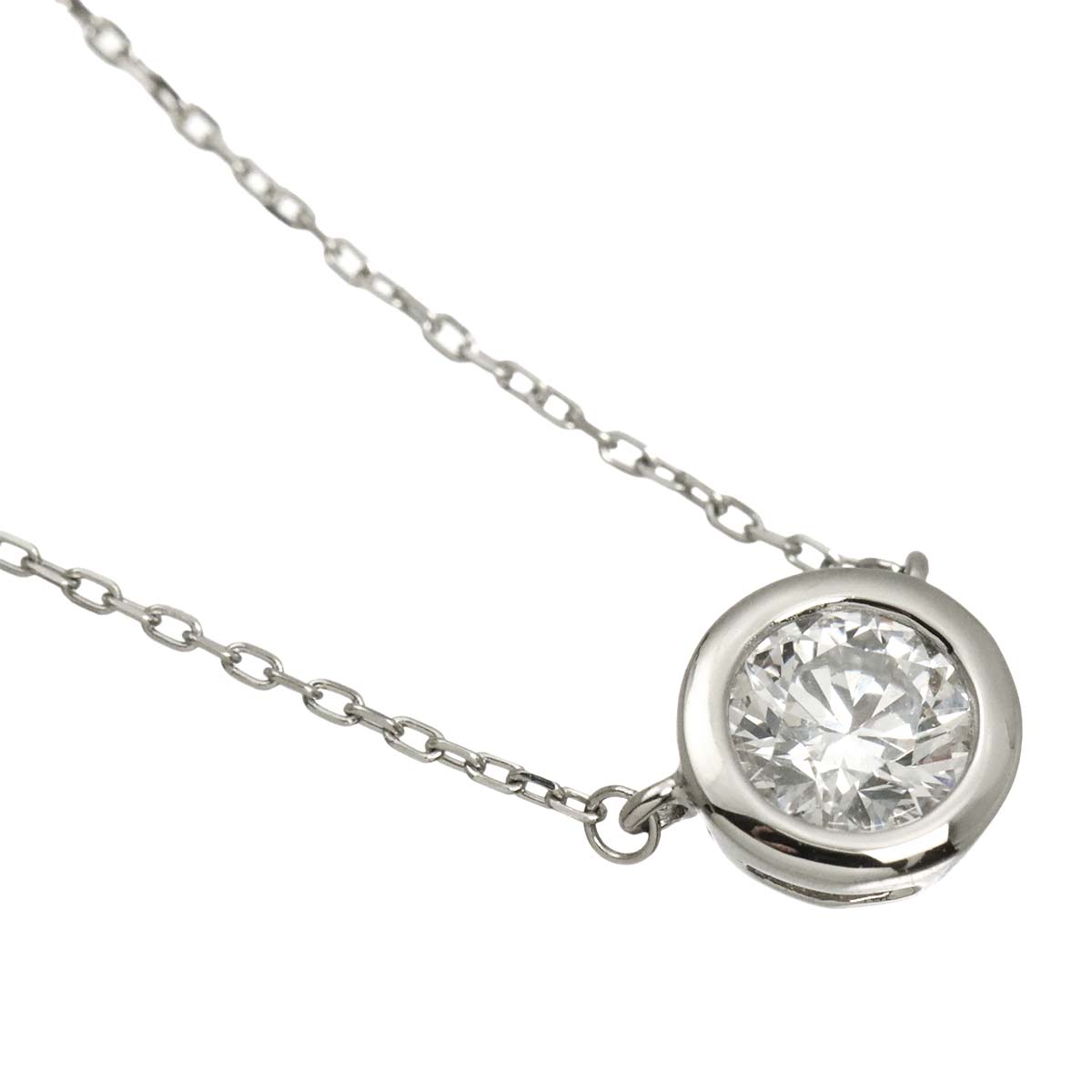 Diamond 0.30ct Necklace Pt Platinum