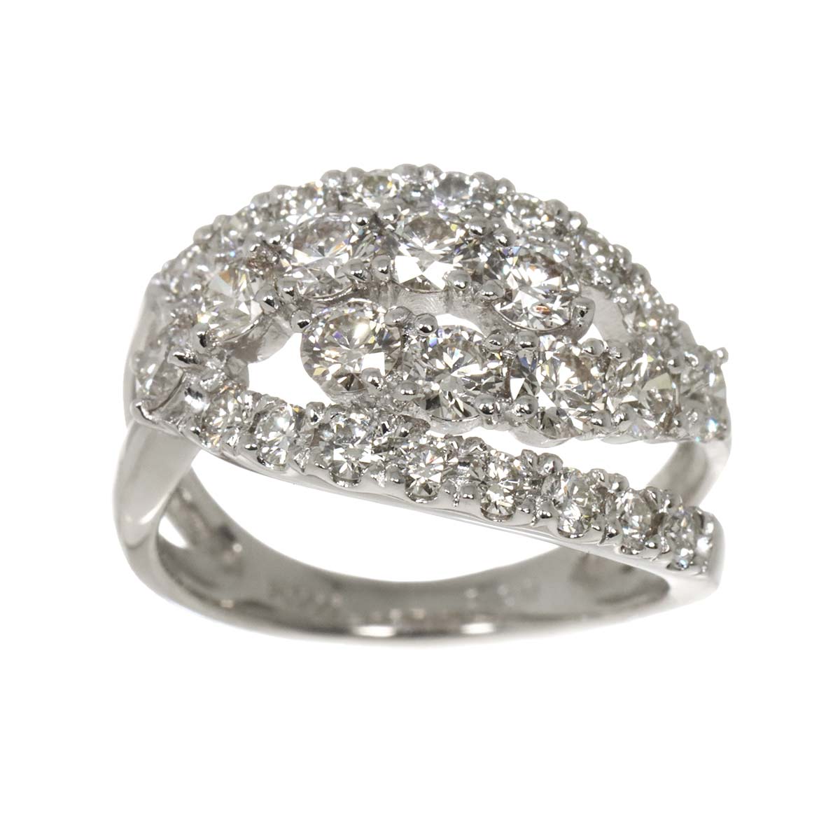 Diamond 2.00ct Ring Pt Platinum size6.25-6.5(US)