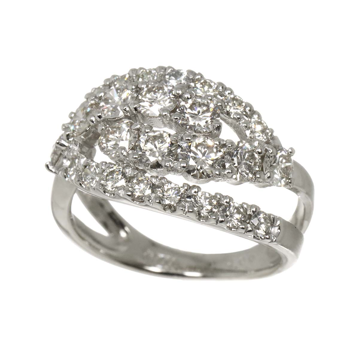Diamond 2.00ct Ring Pt Platinum size6.25-6.5(US)