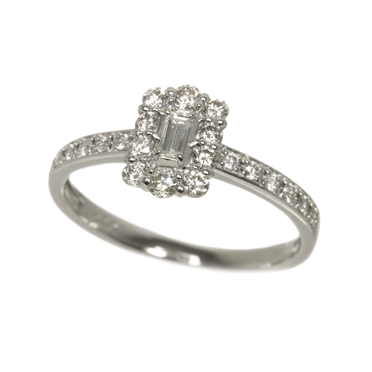 Diamond 0.50ct Ring Pt Platinum size7.25(US)