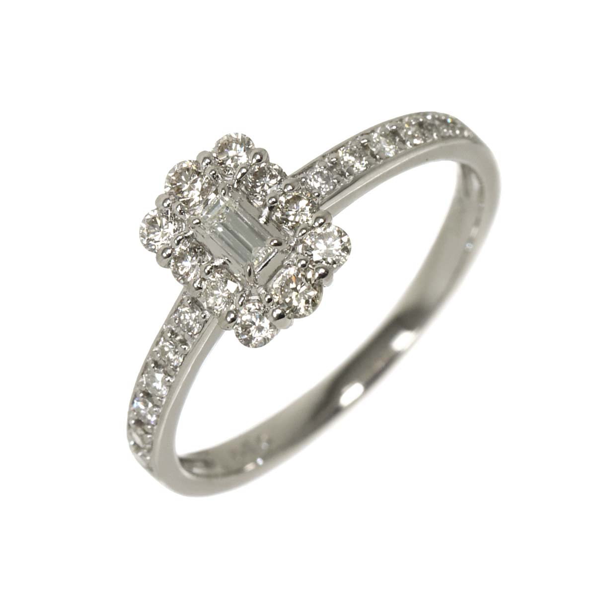 Diamond 0.50ct Ring Pt Platinum size7.25(US)
