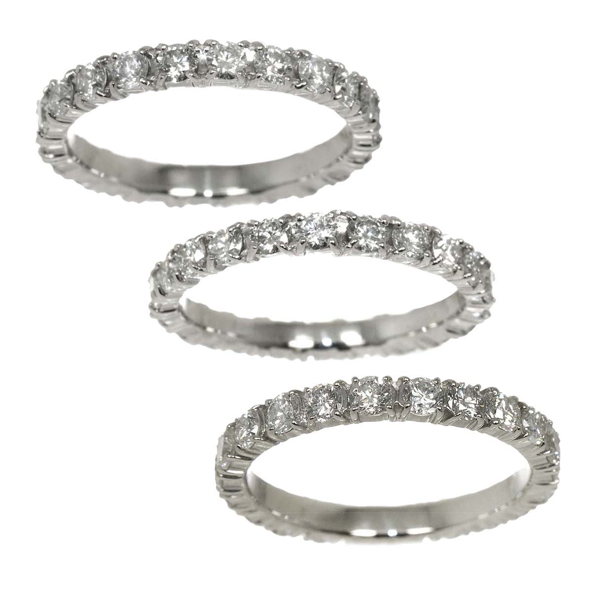 Diamond 3.00ct Ring Pt Platinum size4.75-5(US)